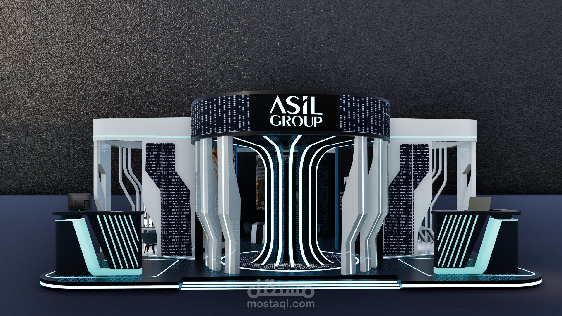 تصميم ابداعى عالمى من افضل الاعمال معارض والايفنت