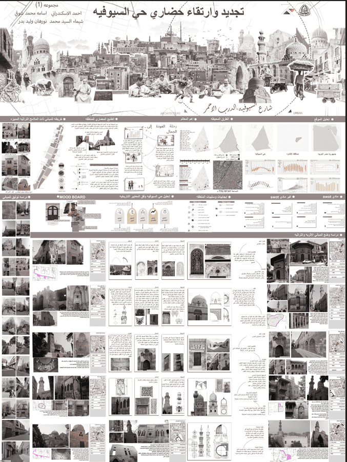 URBAN DESIGN PROJECT  - تجديد وارتقاء حضاري حي السيوفيه