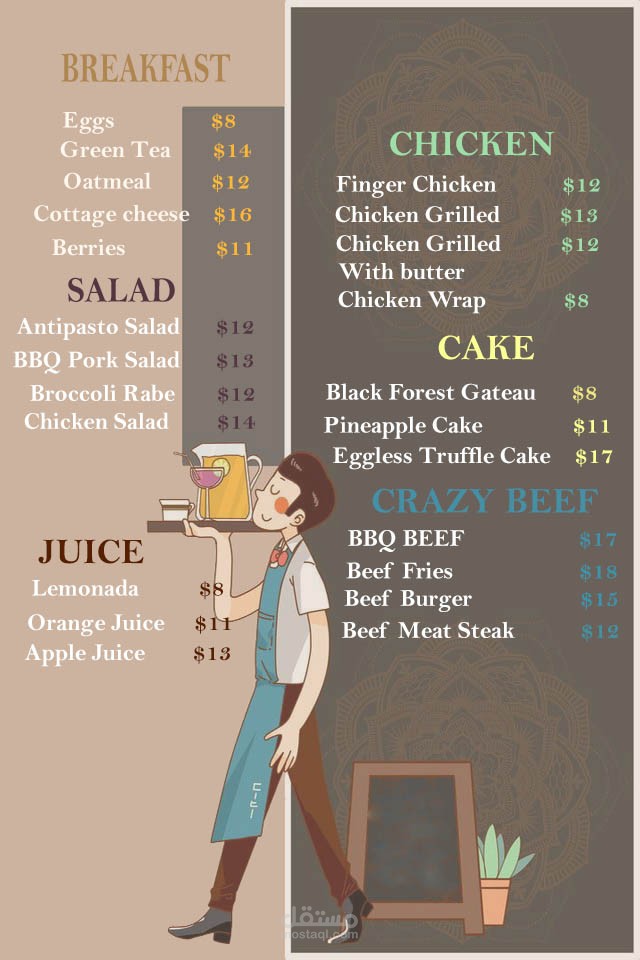 Restaurant Menu Design