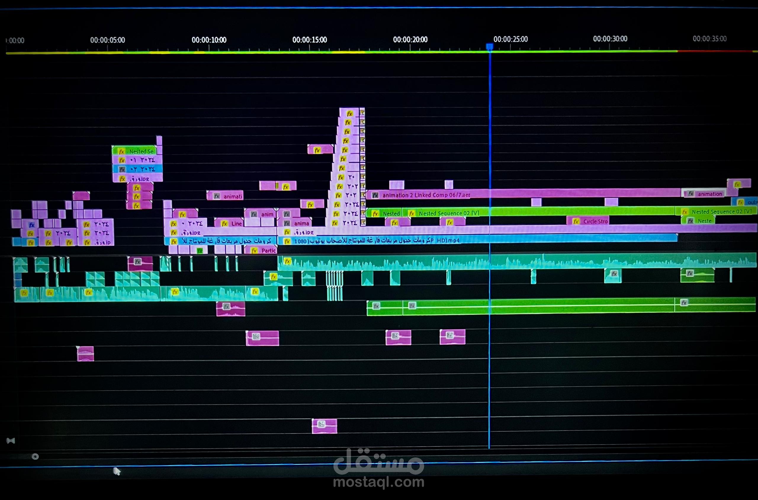 محرر فيديو أعمل على برامج مونتاج متعددة وايضا Blender خبرة متوسطة