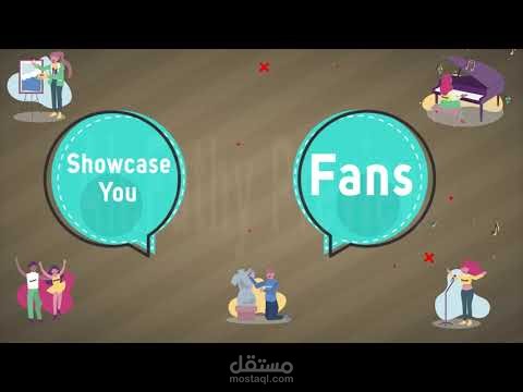 موشن جرافيك باللغة الإنجليزية لشركة مواهب أجنبية