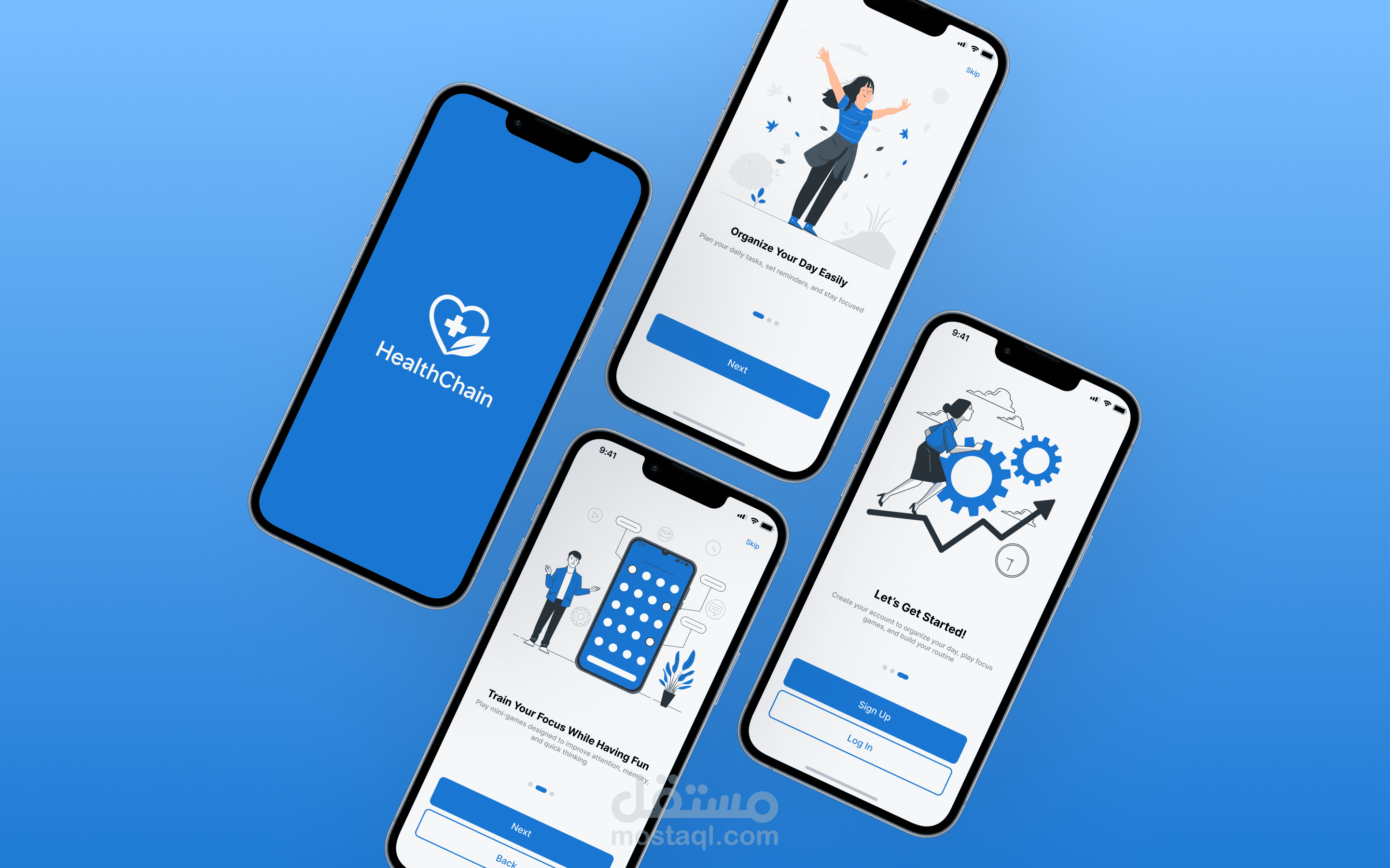 تصميم واجهات مستخدم لتطبيقات الموبايل ومواقع الويب