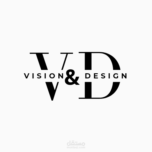 تصميم لوجو أو شعار خاص بصفحتي Vision and Design