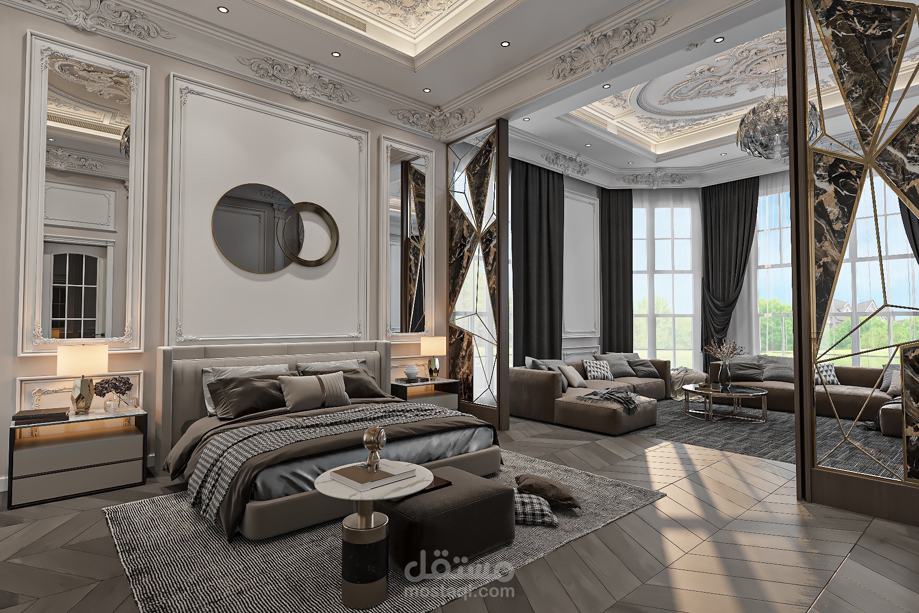 غرفة نوم كلاسيك