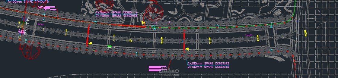 Ribbon Road Electrical Infrastructure
