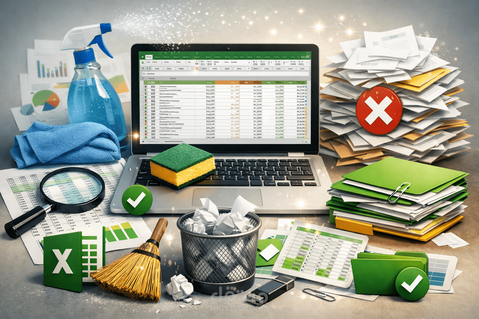 تنظيم بيانات Excel