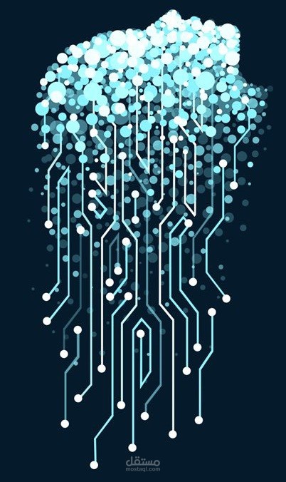 خلفيه هاتف تدل على الذكاء الاصطناعي