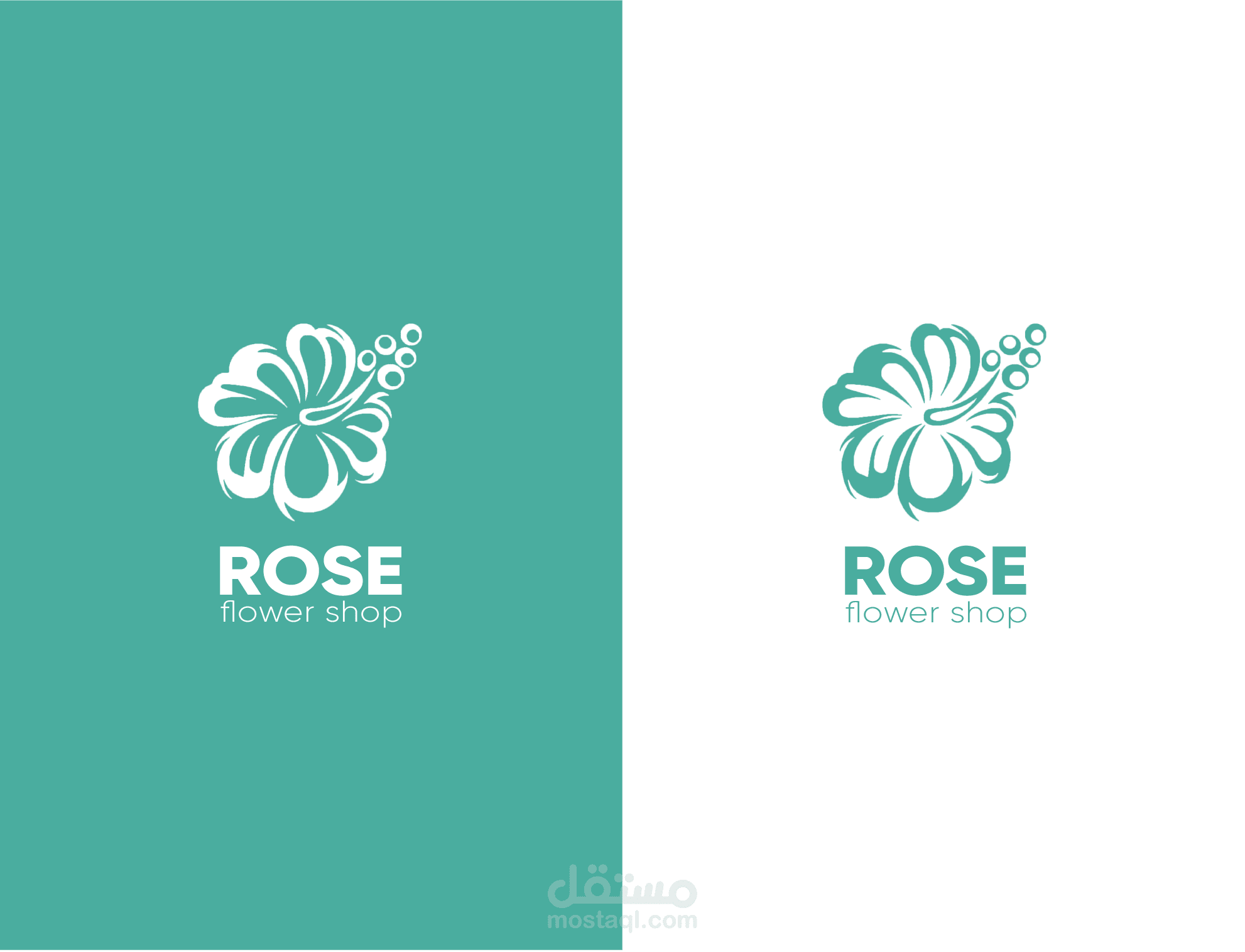 لوجو محل زهور