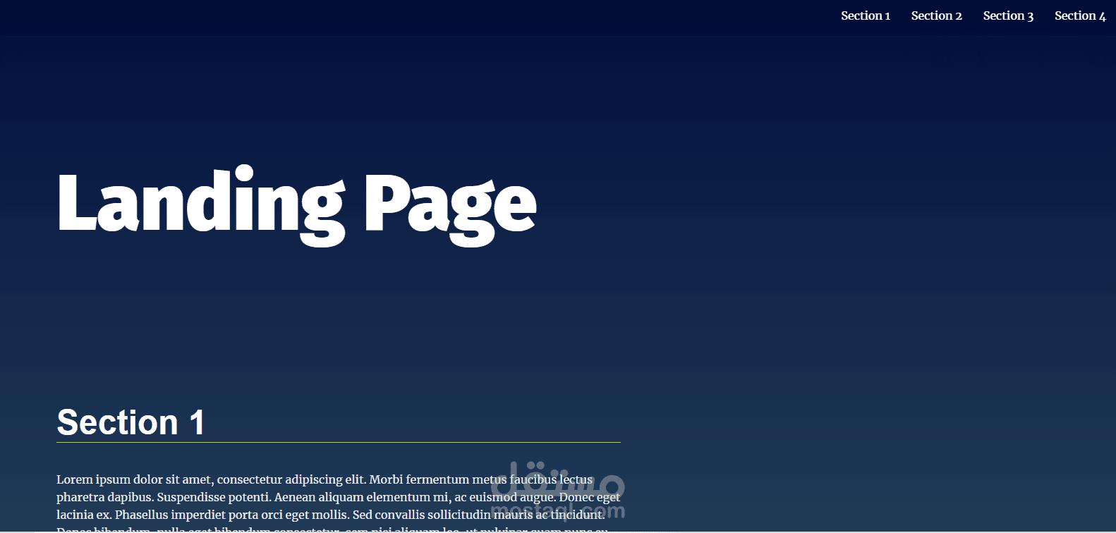 Landing Page Project