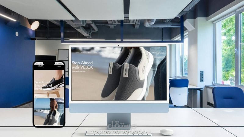 تصميم متجر إلكتروني احترافي لعلامة الأحذية Velox باستخدام WordPress وElementor
