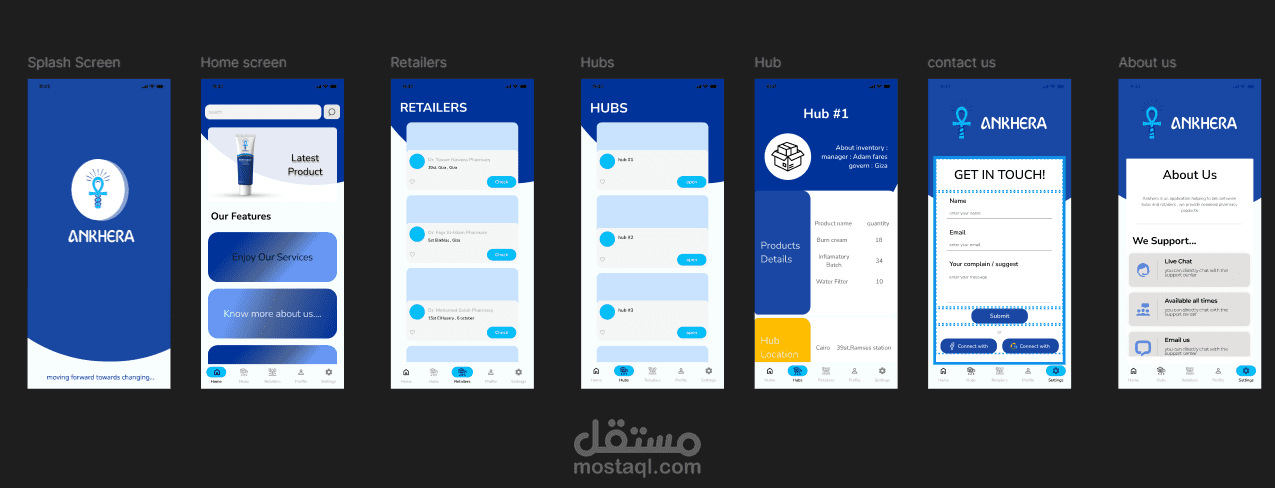 Ankhera – Mobile App UI/UX Design