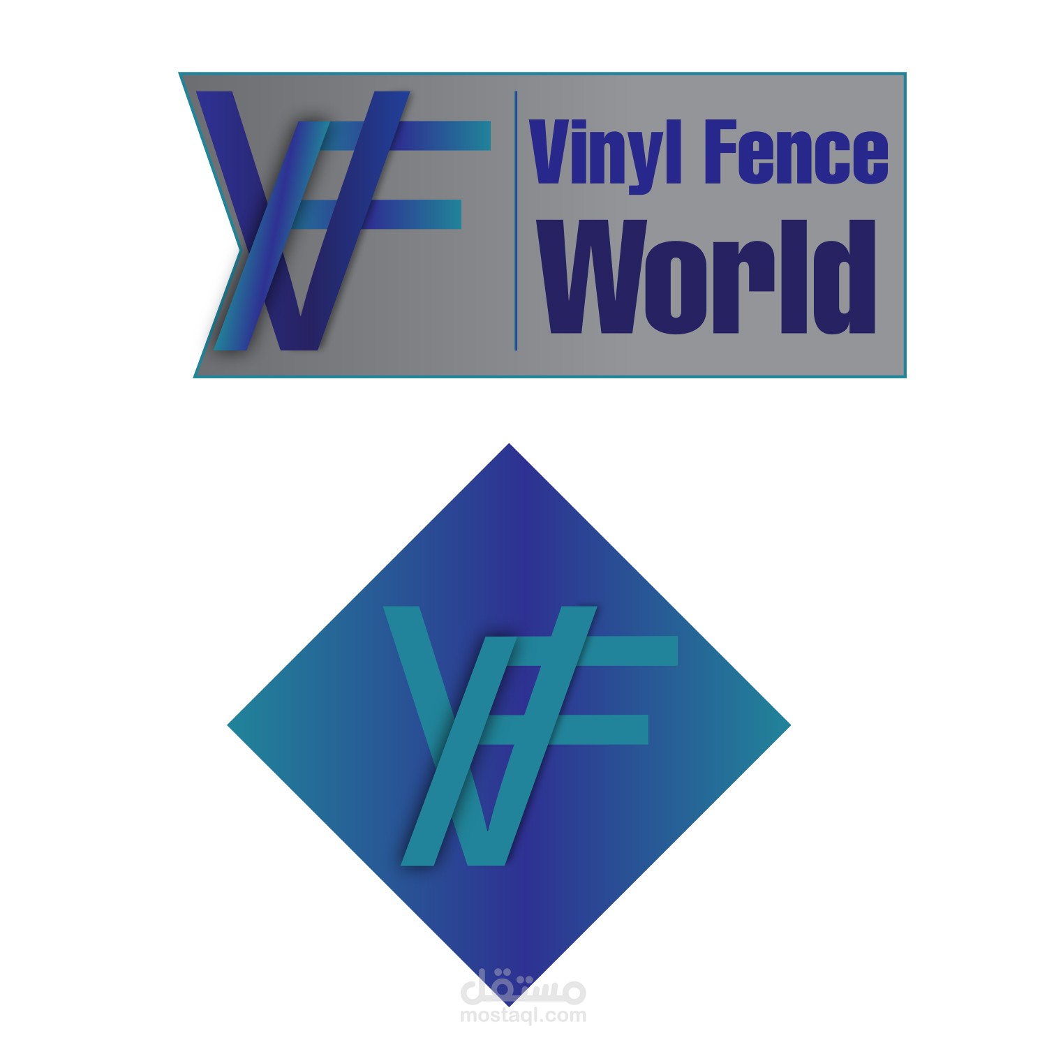 لوجو لمؤسسة Vinyl fence المالية