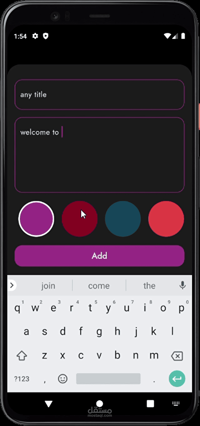 Notes App