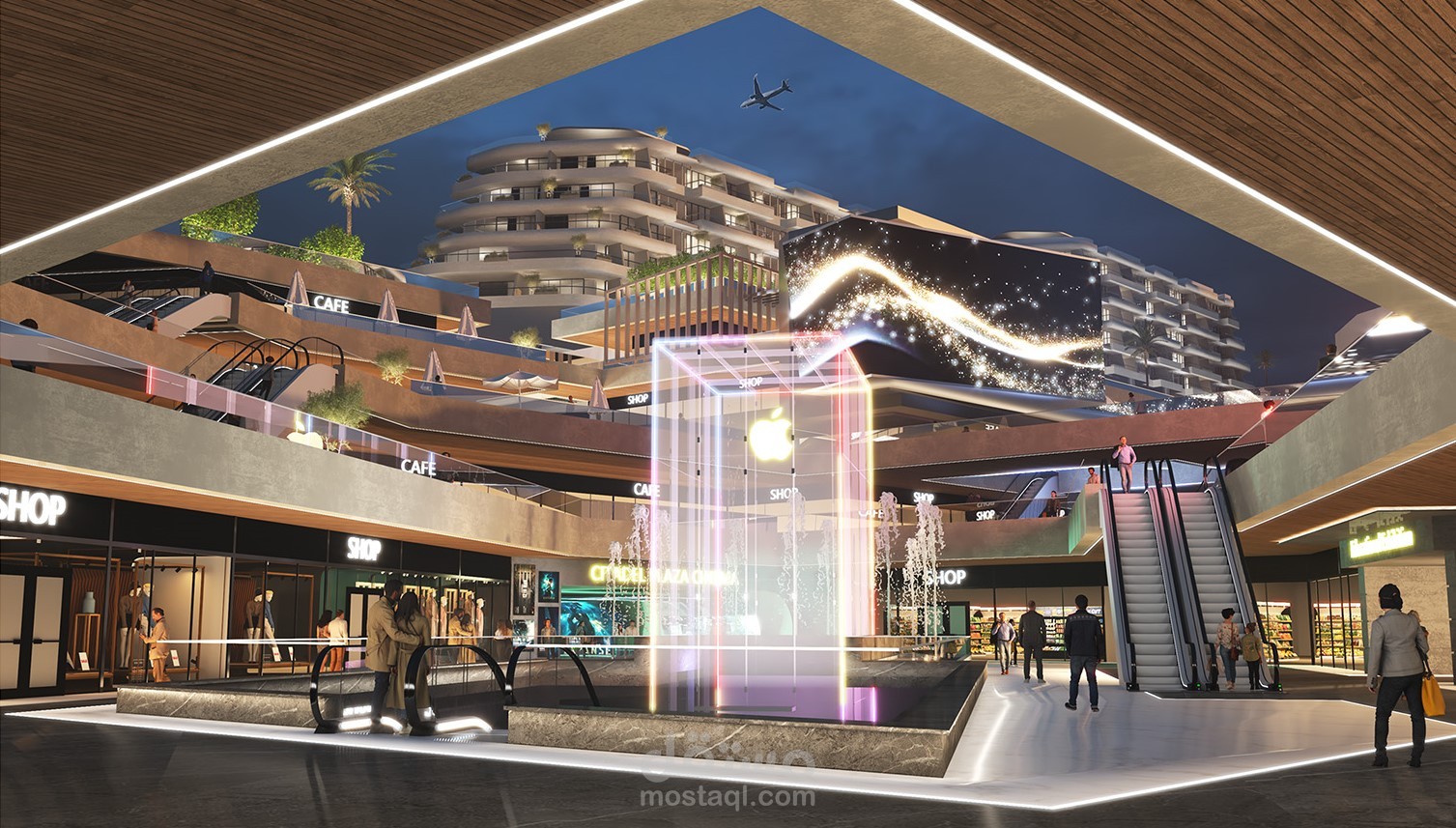 mixed-use project (commercial shops - administrative offices - hotel rooms)