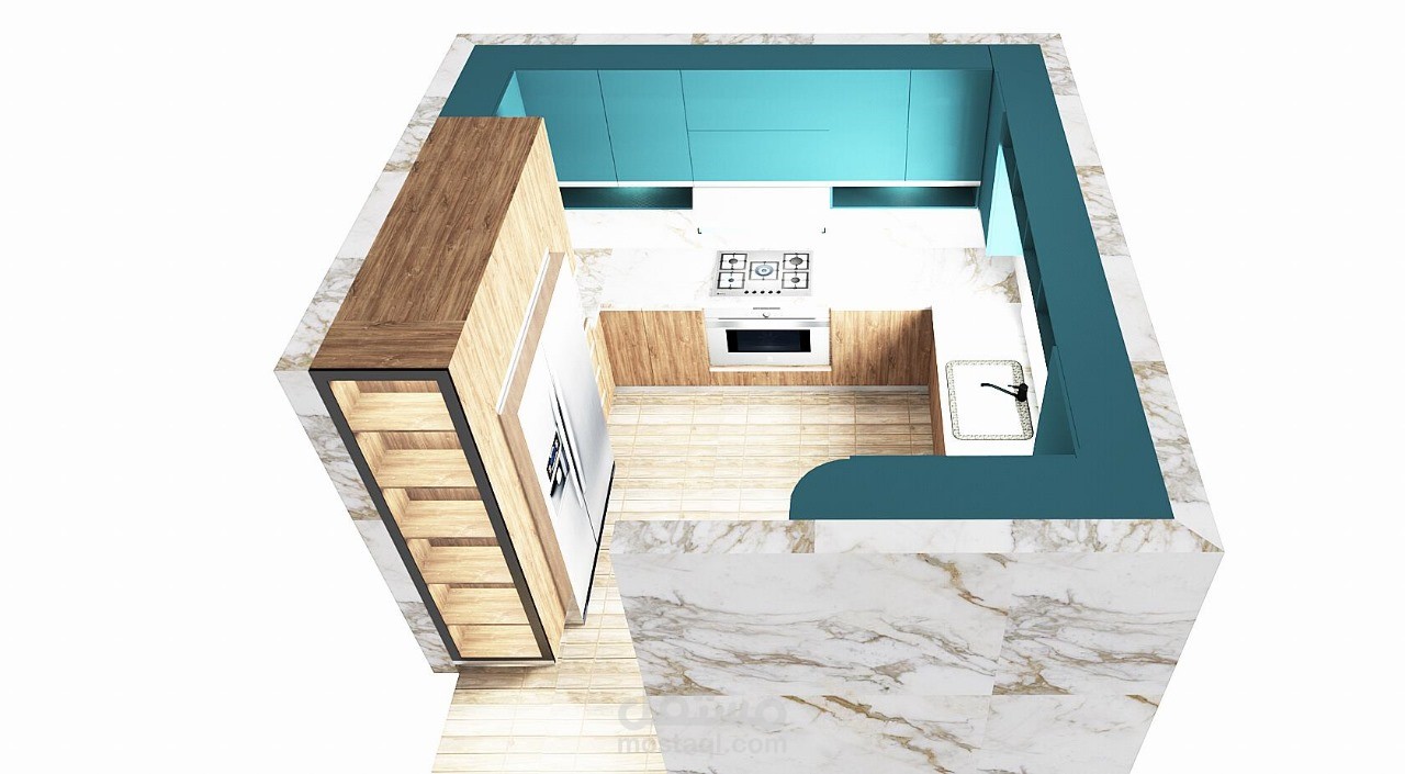 تصميم مطبخ 3D