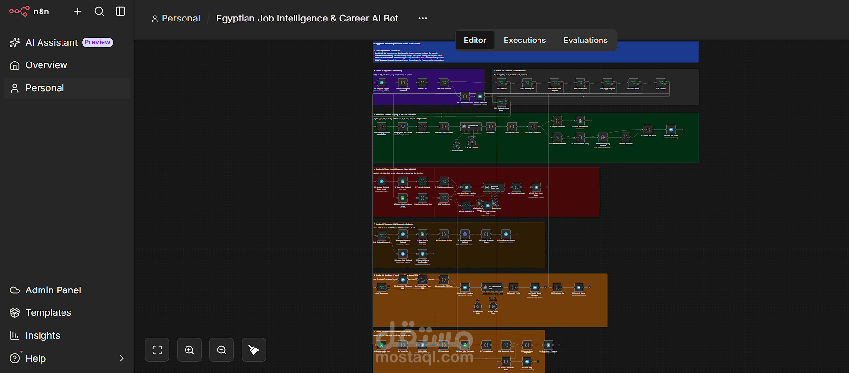 Egyptian Job Intelligence & Career AI Bot | بوت أتمتة وتحليل الوظائف بالذكاء الاصطناعي