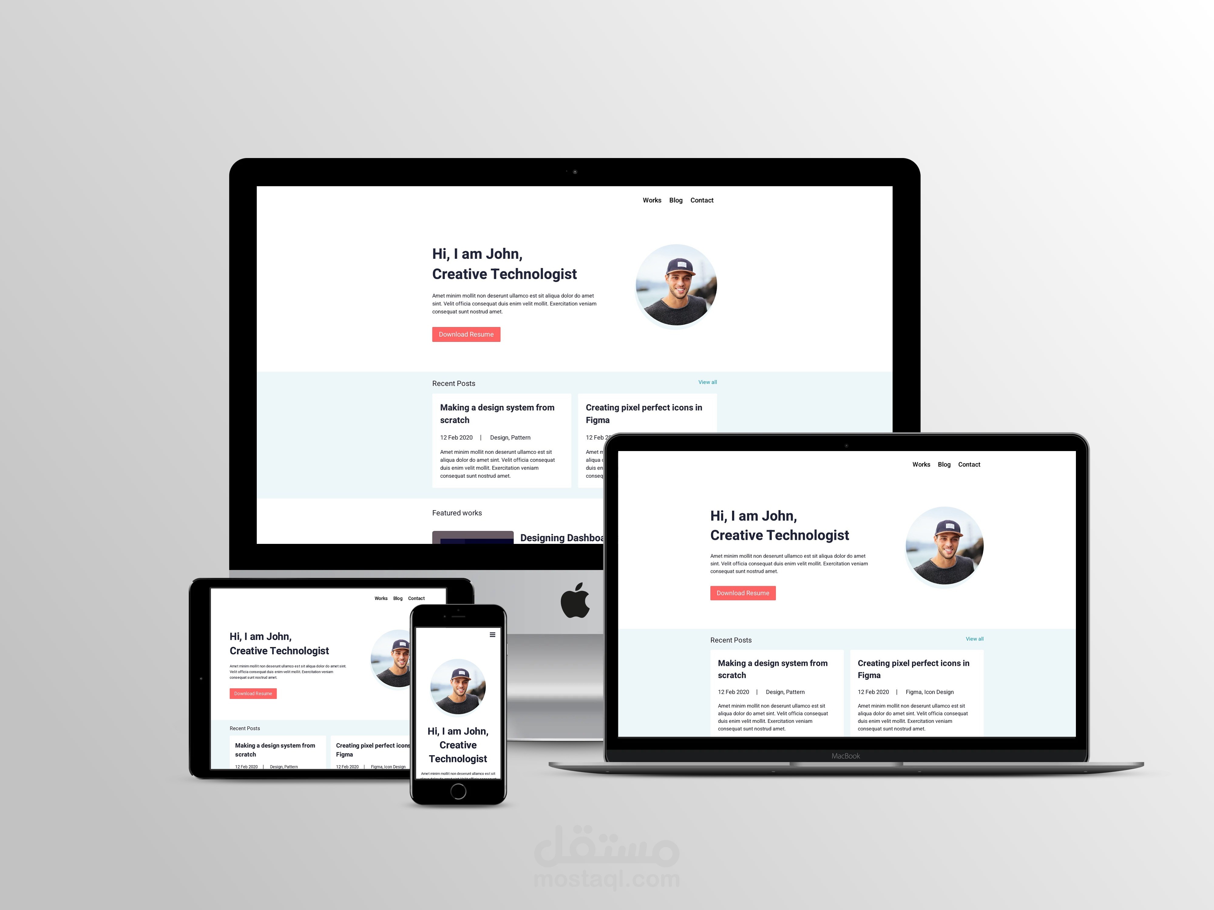 Portfolio UI (Side Project)