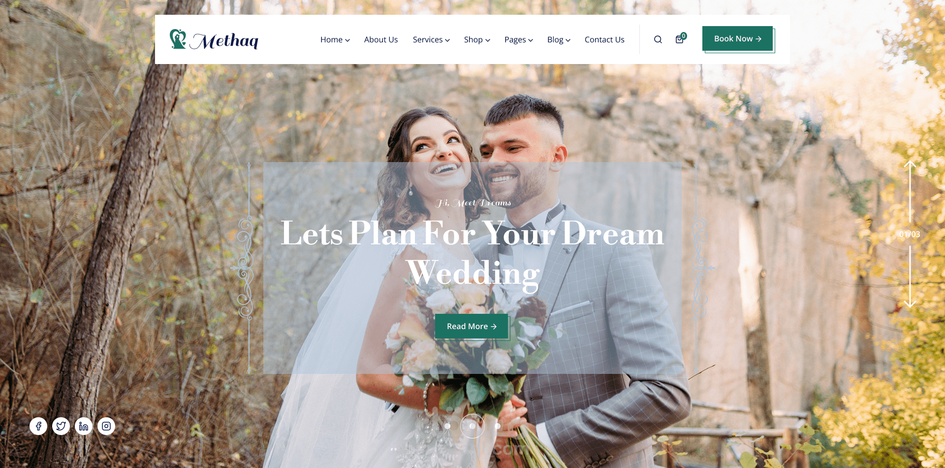 ميثاق – منصة تخطيط حفلات زفاف