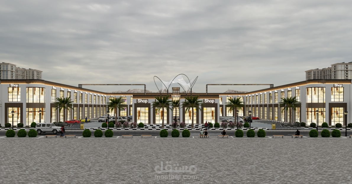مبني محلات تجارية بمدينة جدة
