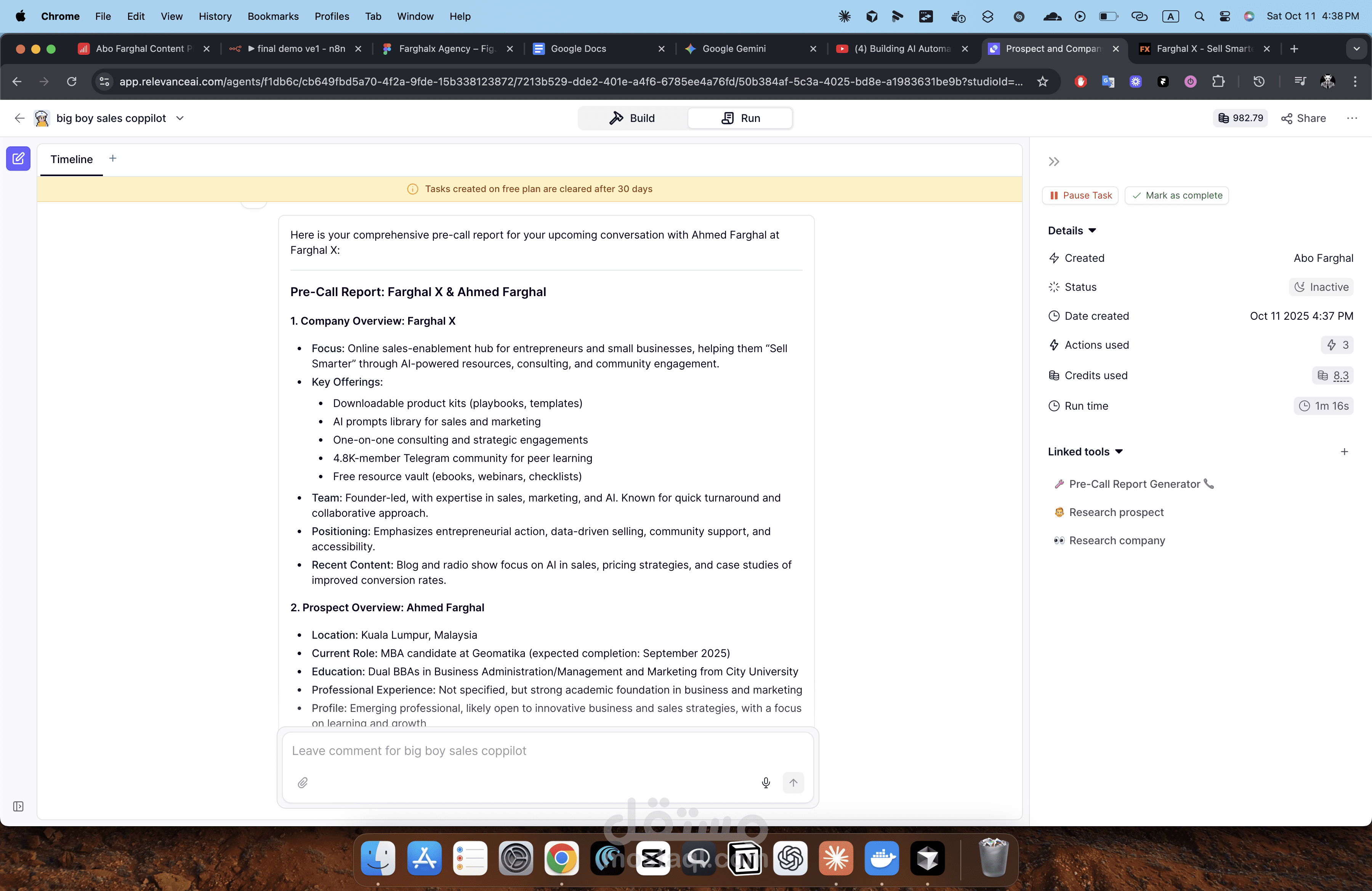 AI Sales Research Agent