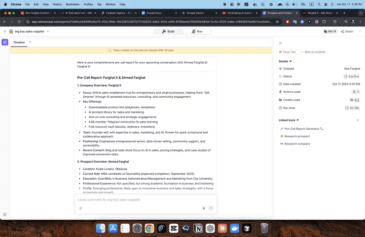 AI Sales Research Agent
