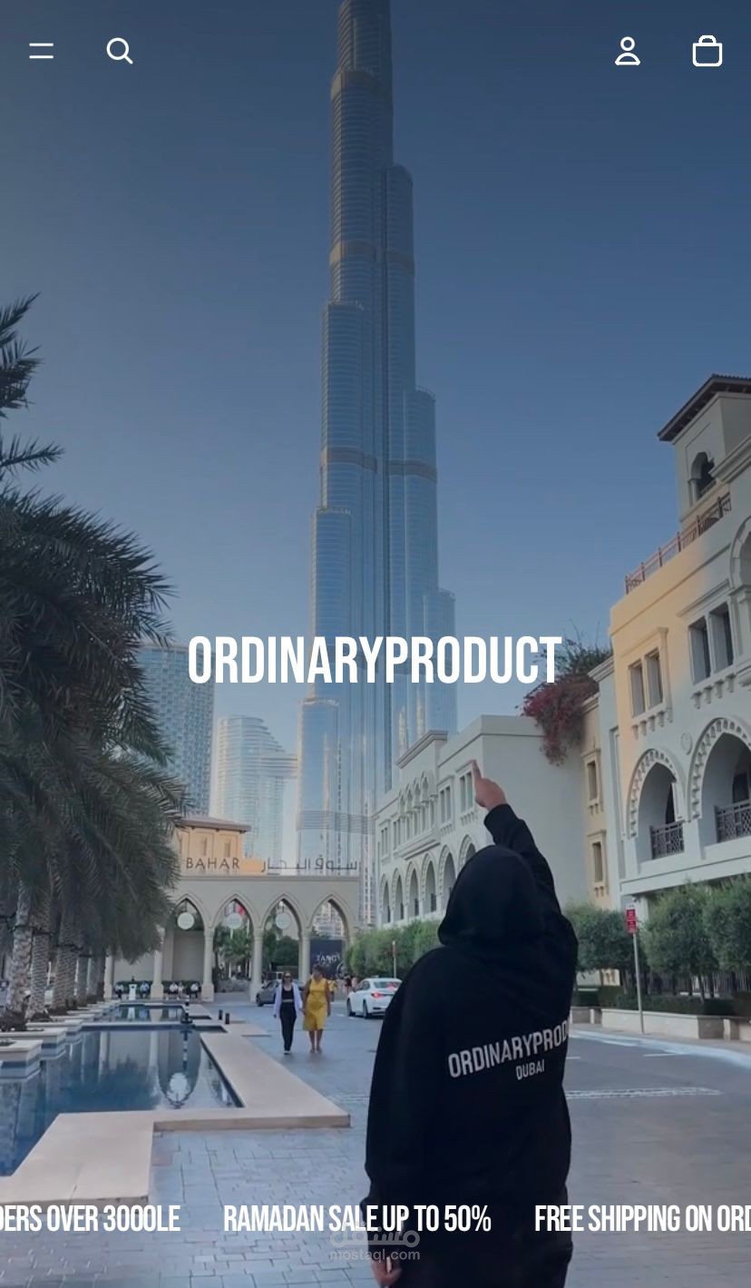 ORDINARYPRODUCT – E-commerce Fashion Website