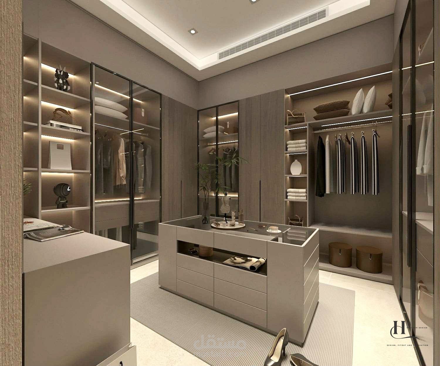 Dressingroom interior design