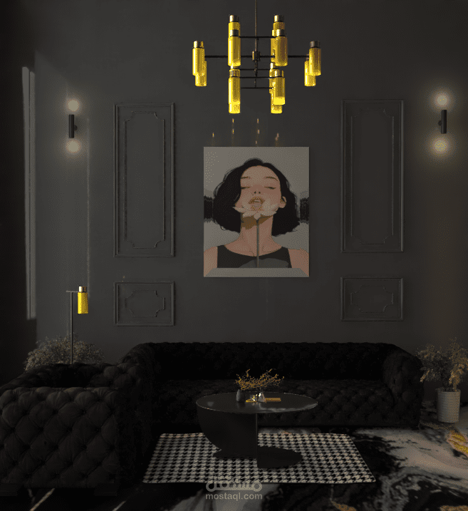 تصميم غرفة معيشة
