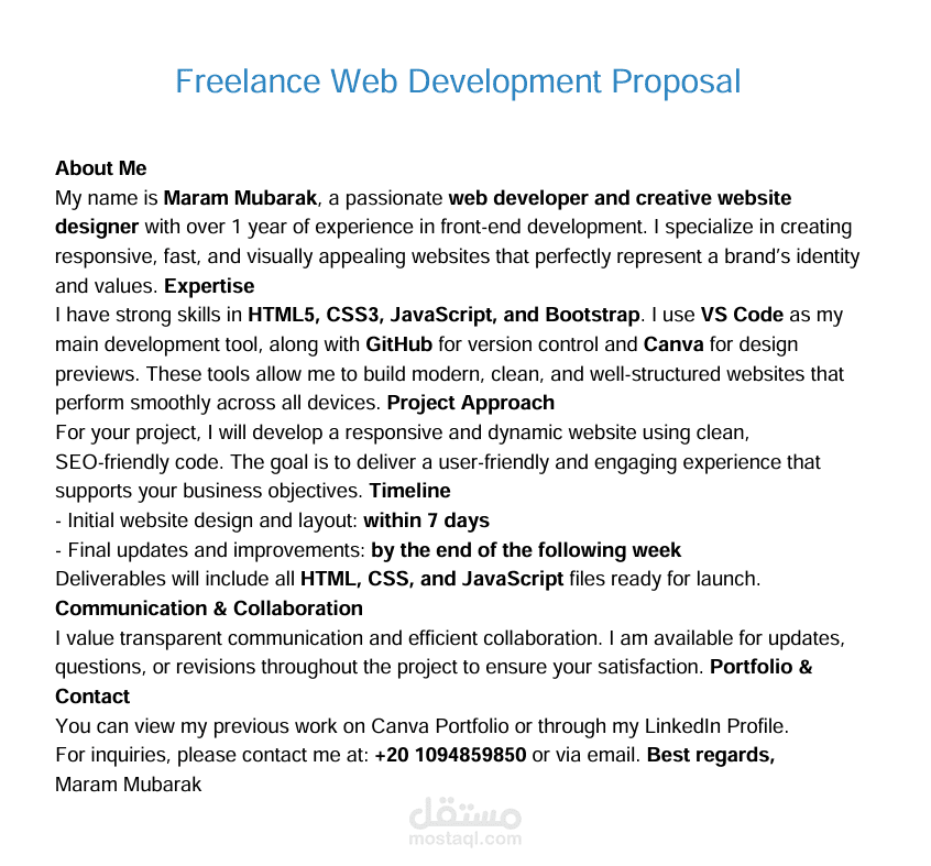 Proposal