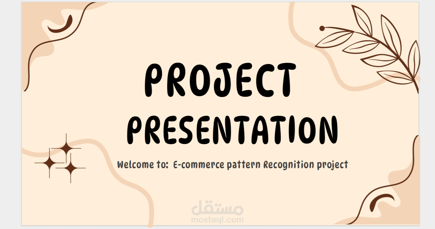 E-commerce pattern Recognition project