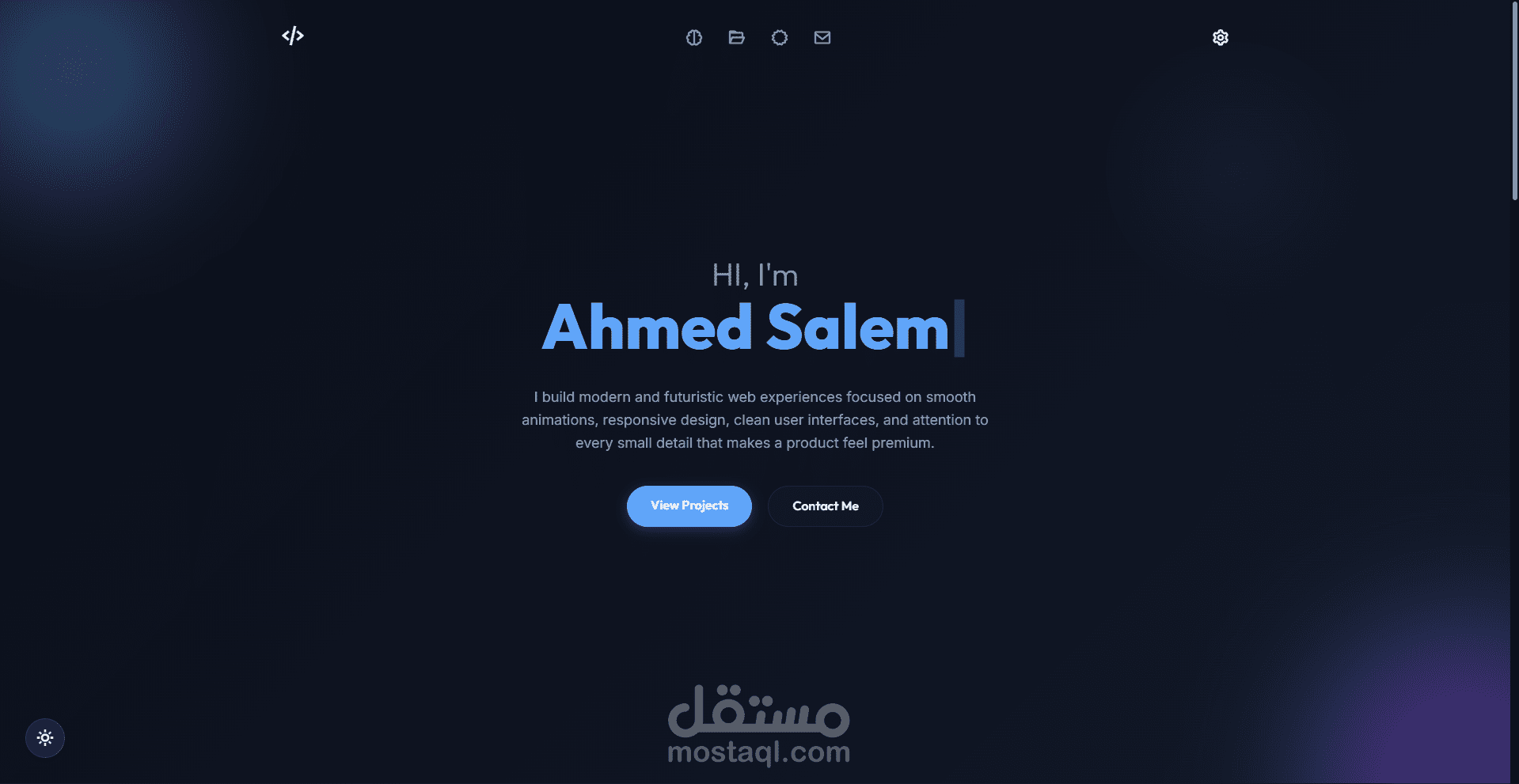 modern portfolio