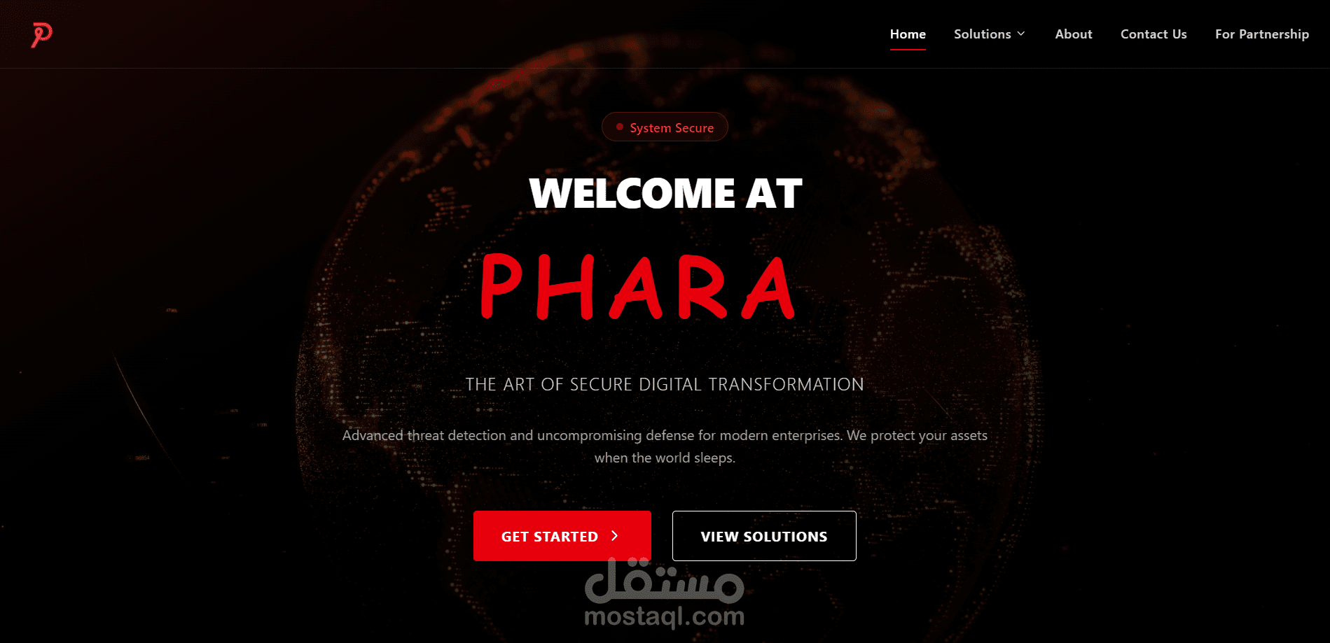 PharaonX cyber security website