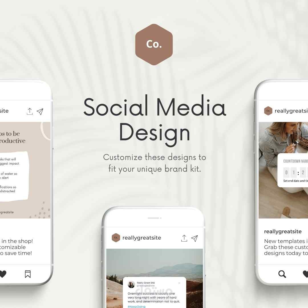 تصميم بوستات انستغرام - Social Media Design