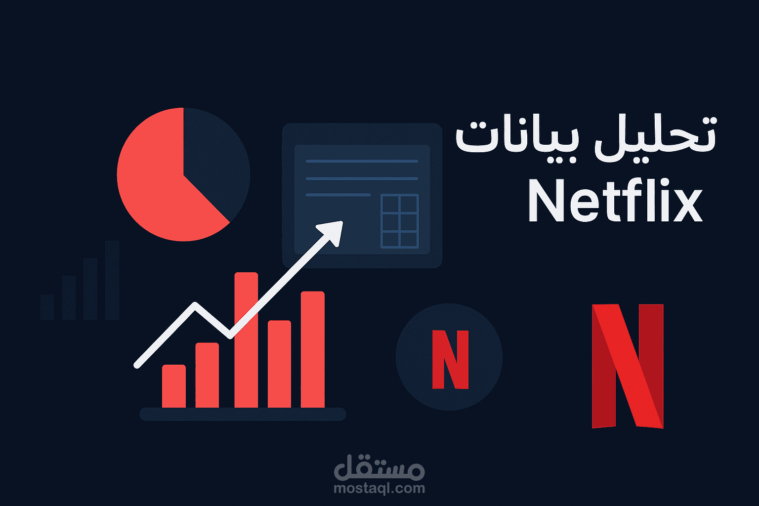 مشروع تحليل وتنظيف بيانات Netflix