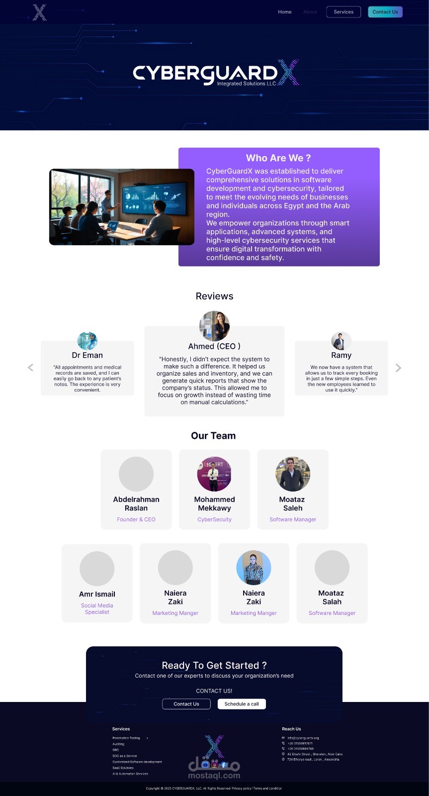 Website design