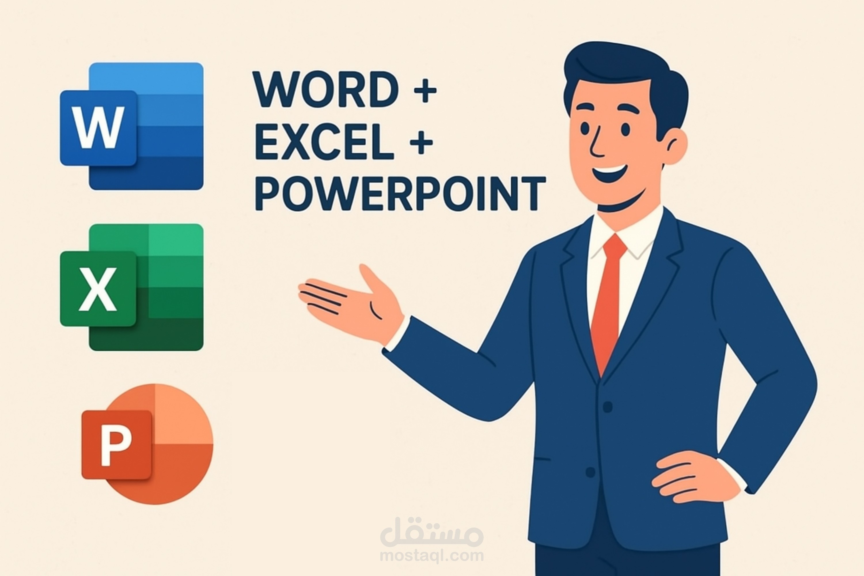 Word + Excel + power point