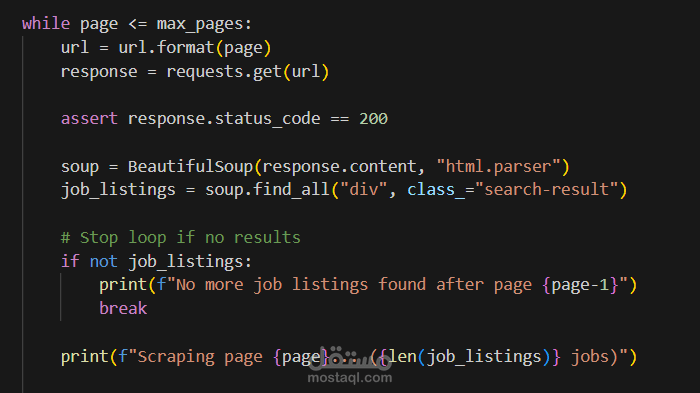 مشروع ETL لاستخراج وتحليل بيانات الوظائف باستخدام Python وMySQL