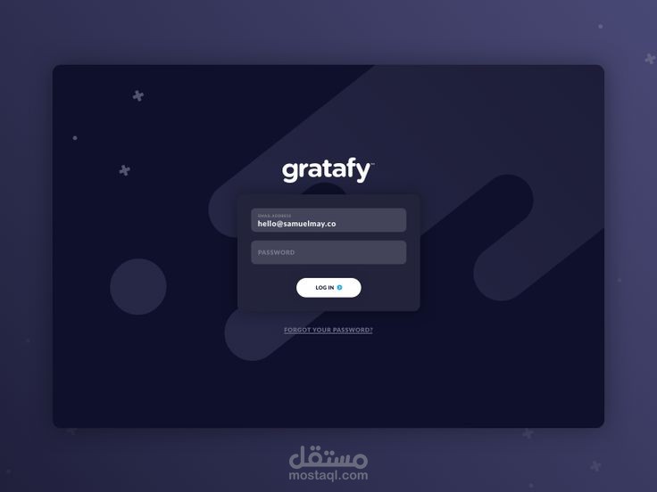 تصميم واجهة مستخدم (UI) - شاشة تسجيل دخول