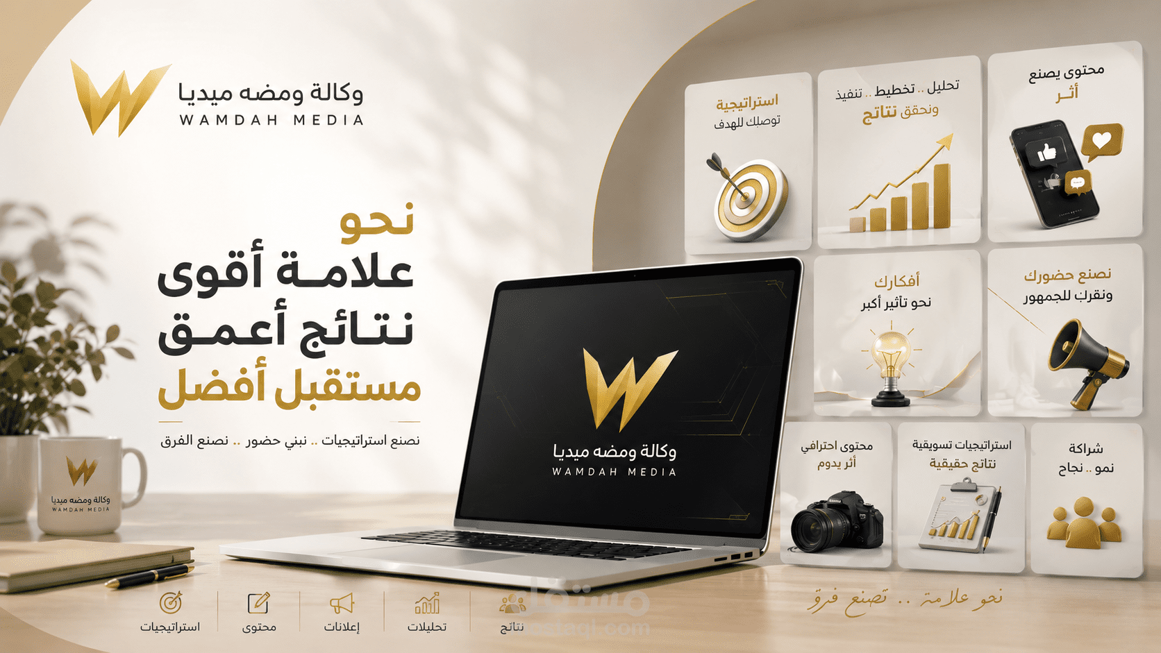 نموذج لمونتاج فيديو اعلاني لوكاله ومضه ميديا.