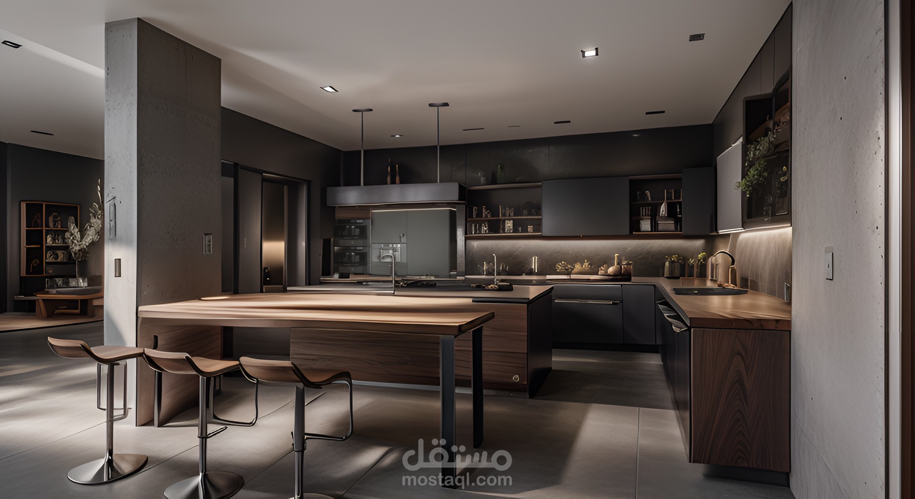 مطبخ مفتوح