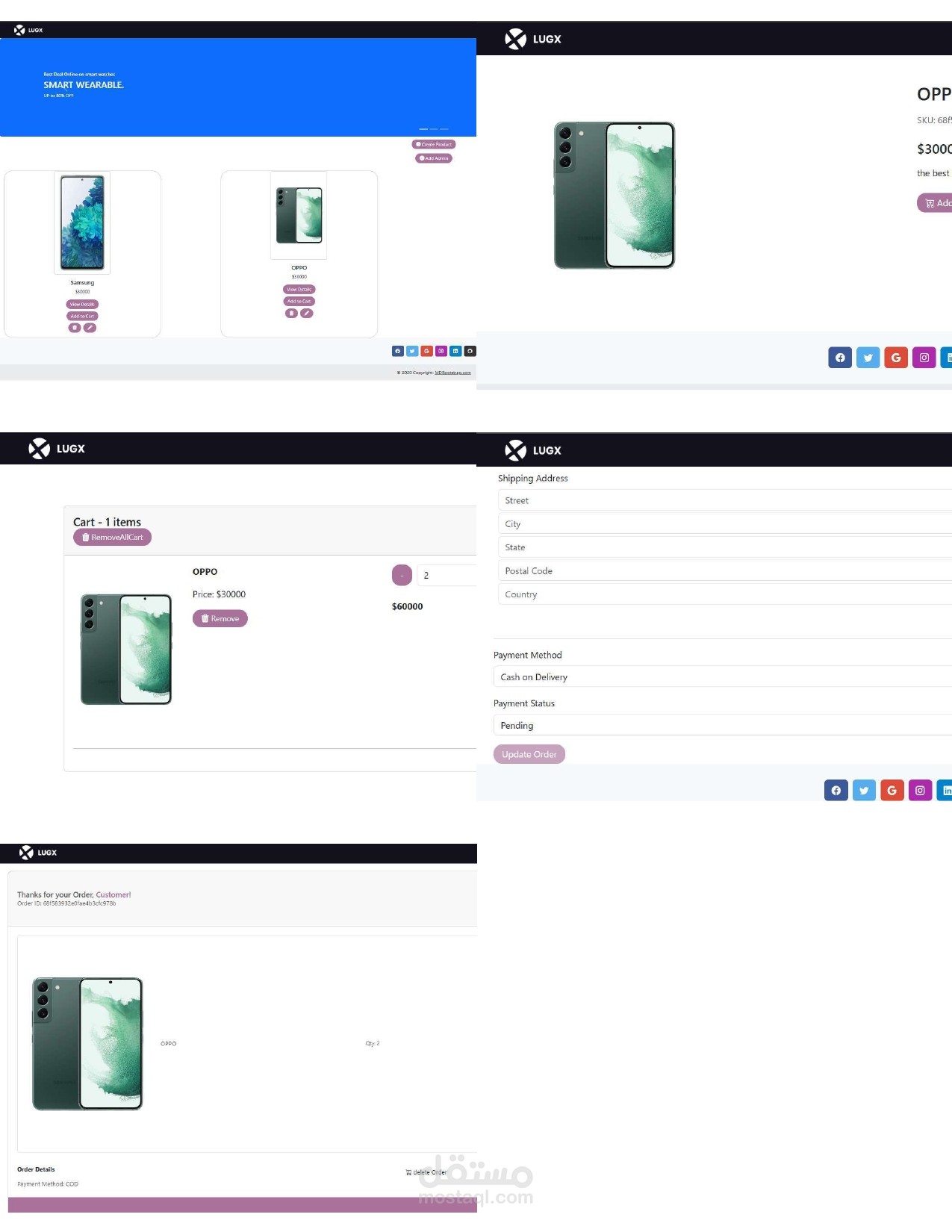 E-Commerce – MEAN Stack Web Application