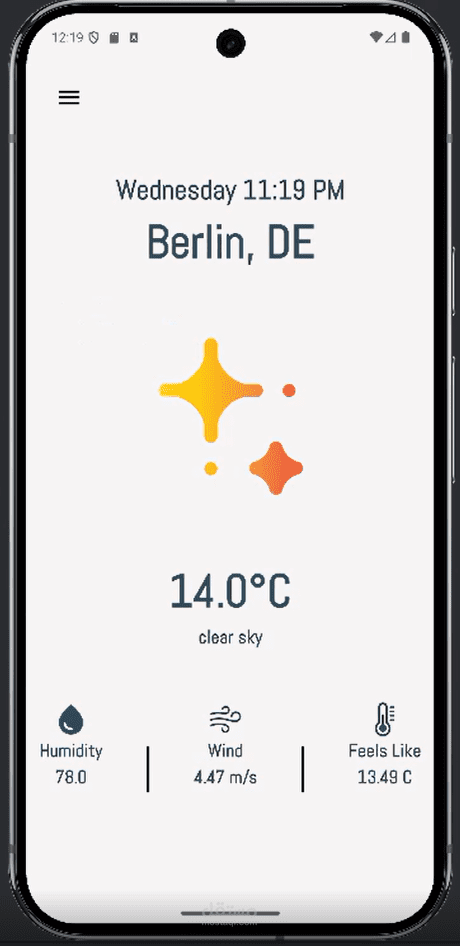 Weather app