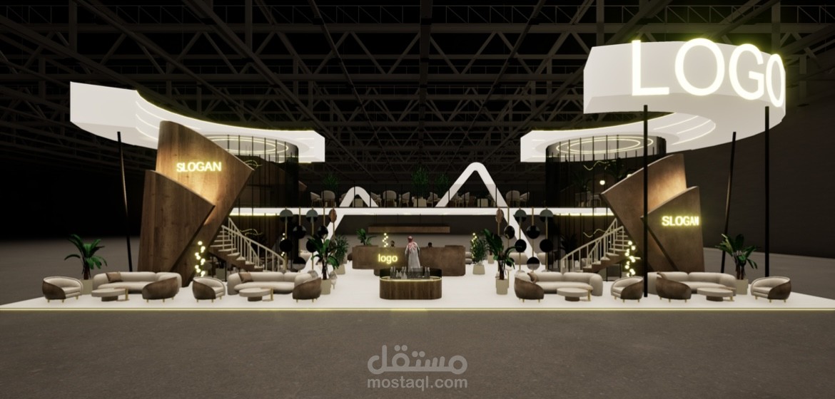 Booth city scape egypt