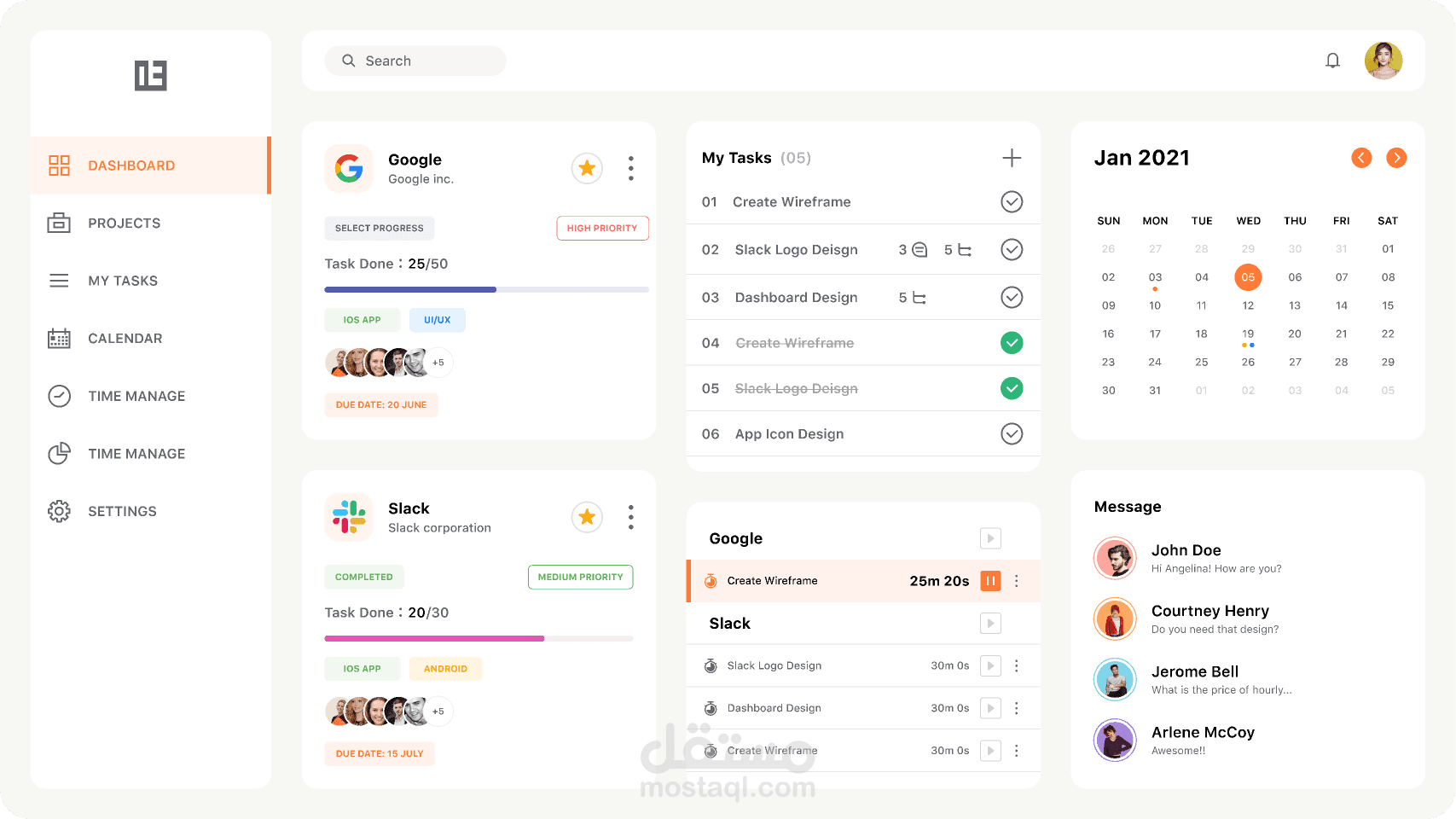 Task management application