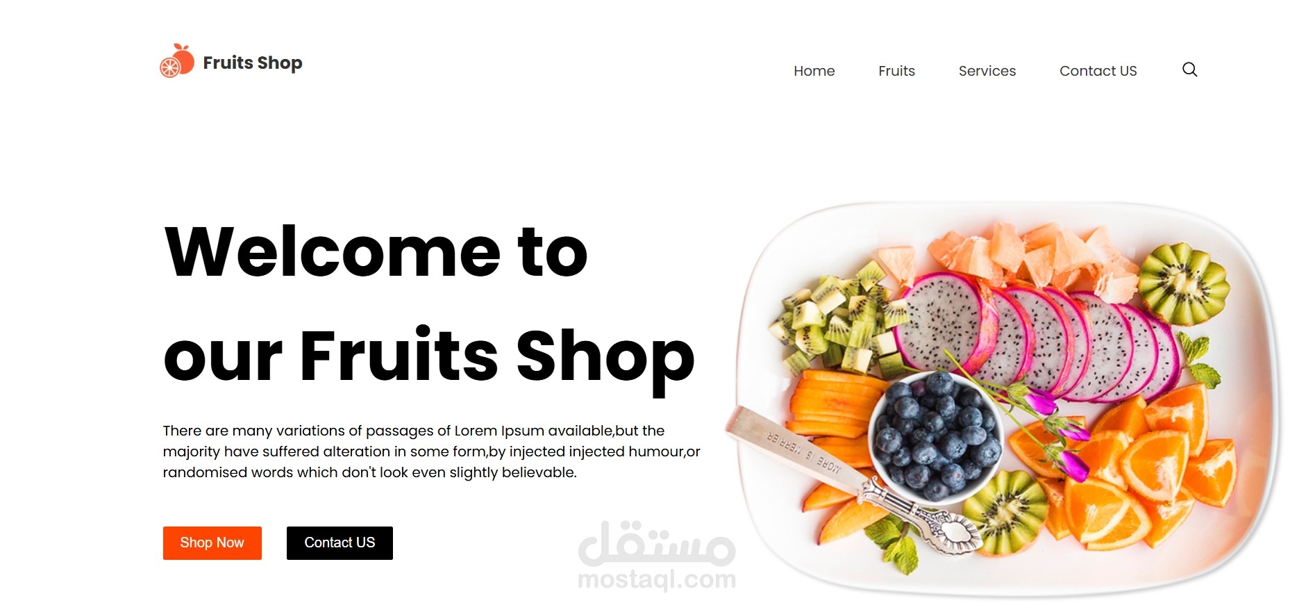 إنشاء صفحة هبوط Landing Page