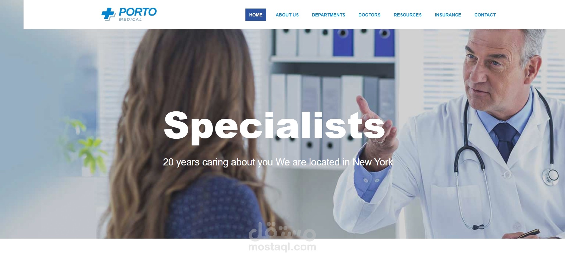 إنشاء موقغ طبي Porto Medical Website