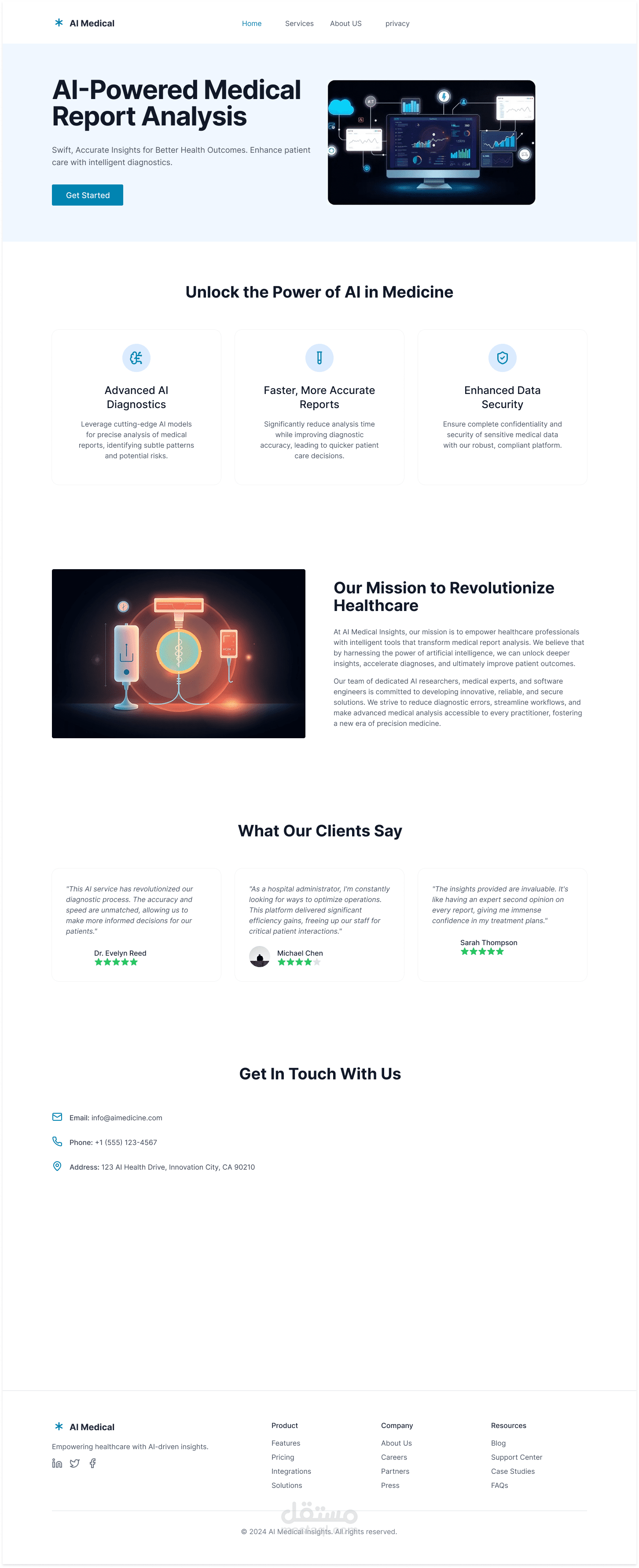 website for hospital