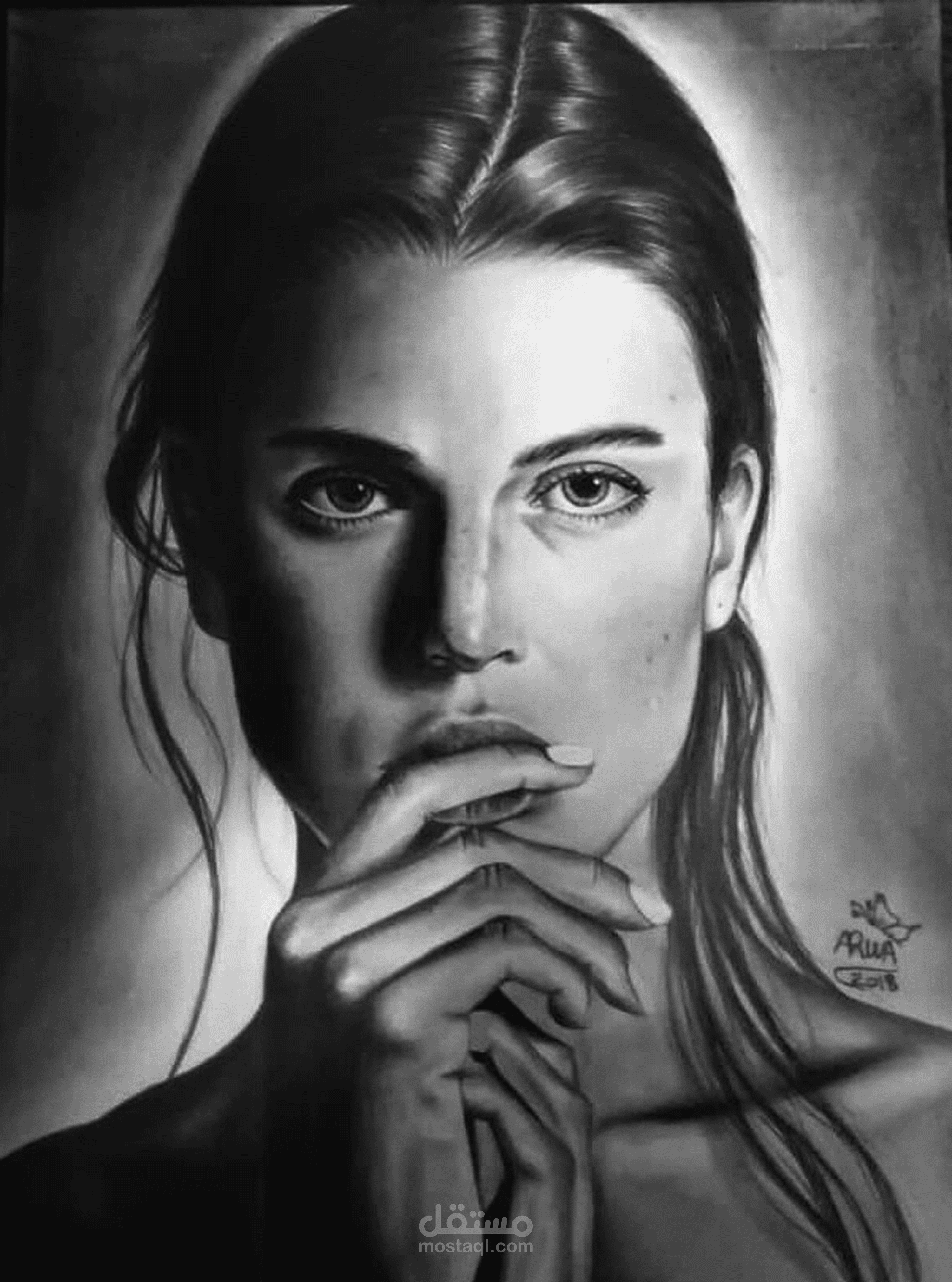 professioal portrait رسم بورتريه احترافي