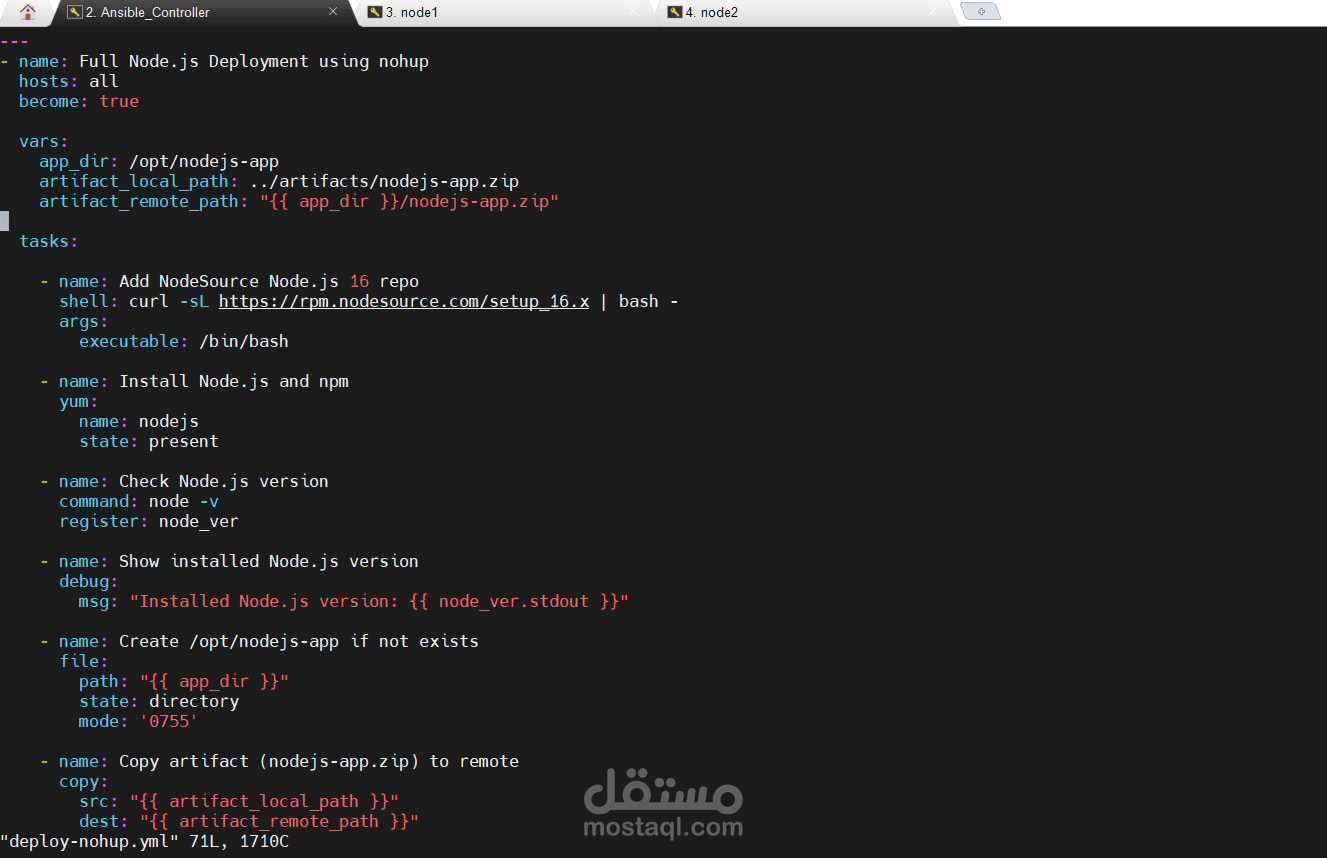 Playbook of Nodejs_Deployment