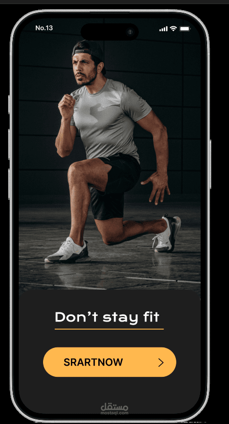 Gym & Fitness Tracker Mobile App Design
